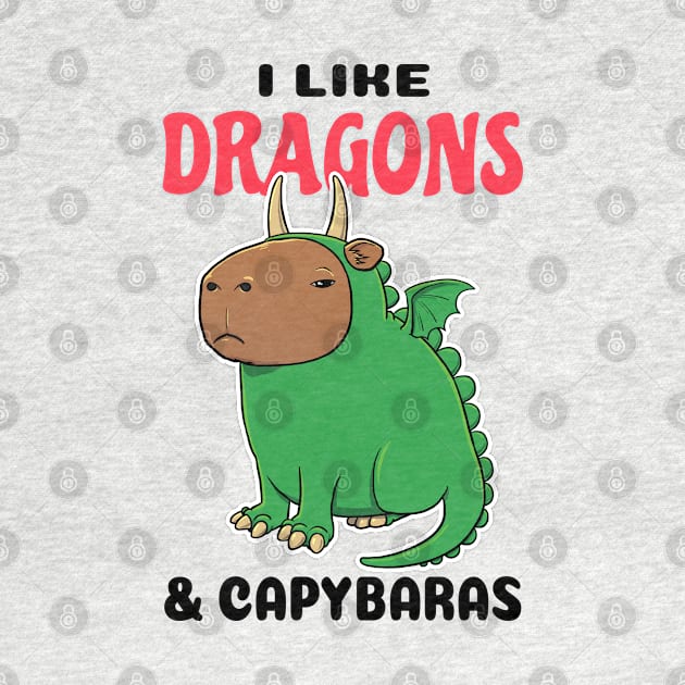 I like Dragons and Capybaras by capydays